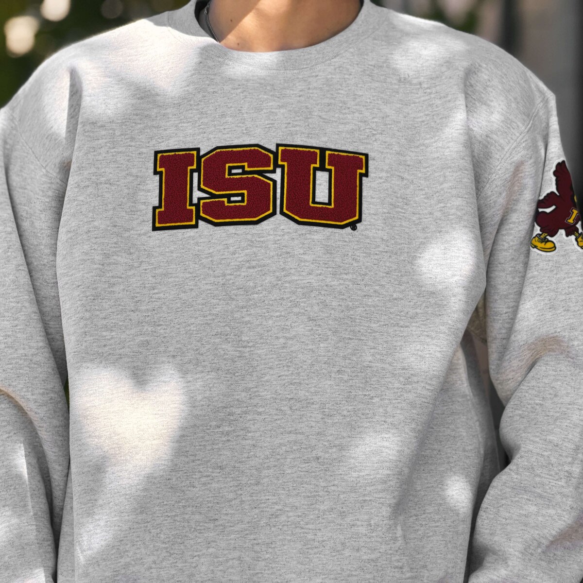 Champion ISU Walking Cy Oatmeal Crewneck Sweatshirt